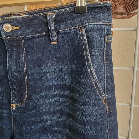 Kancan Wide Leg Trouser Dark Wash - Picture 6 of 8